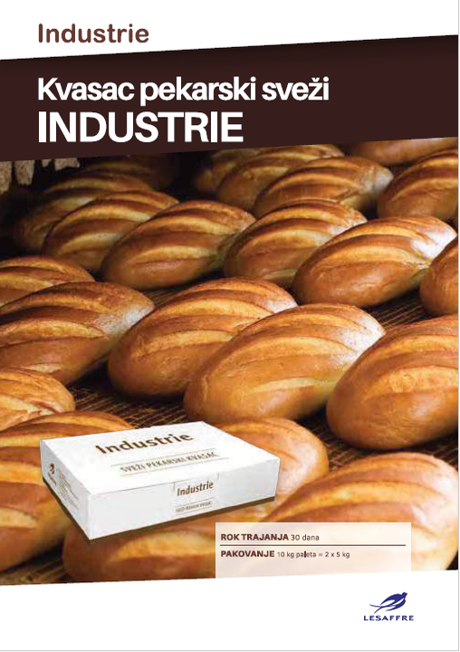Industrie sveži pekarski kvasac