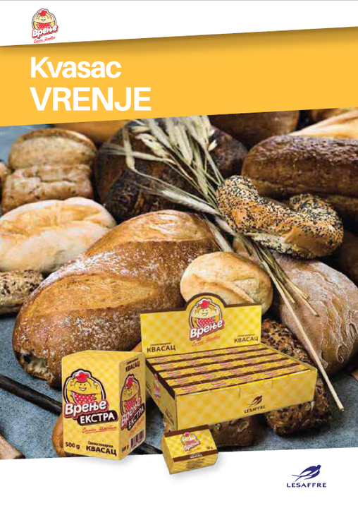 Vrenje sveži pekarski kvasac