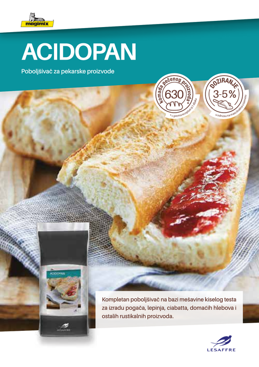 Acidopan poboljšivač za pekarske proizvode