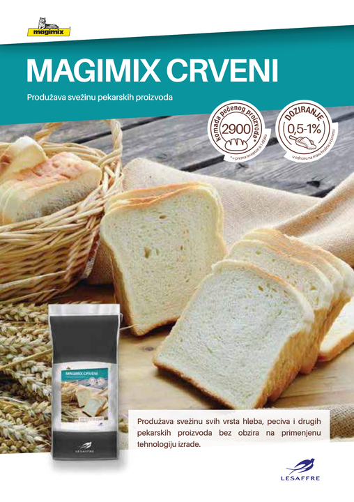 Magimix Crveni produžava svežinu pekarskih proizvoda